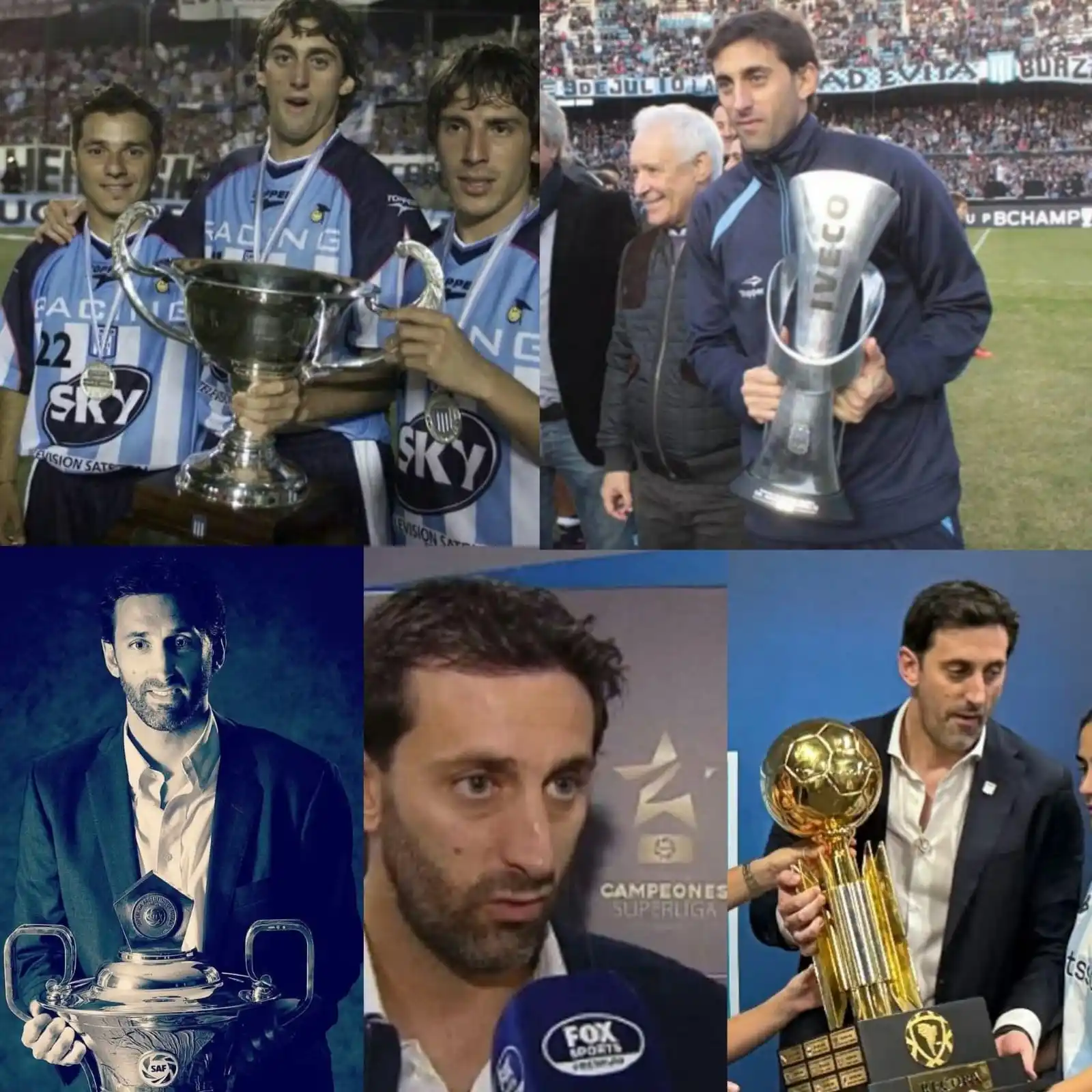 Image from Racing Club: Hoy cumple 46 años Diego Milito. Actual Presidente. Posee el récord de...