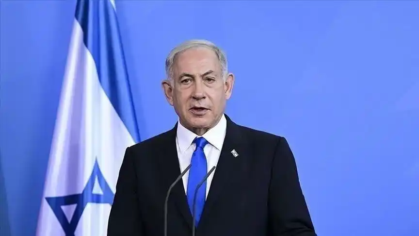 Image from Haqqin.az: *🇮🇱 Нетаньяху заявил о готовности начать переговоры с сирийским прав...