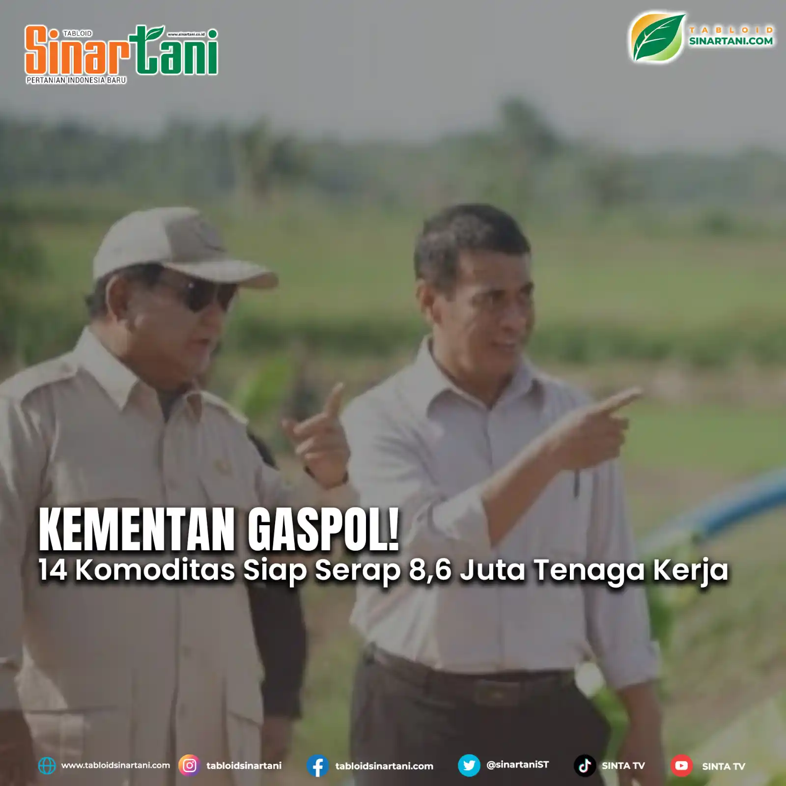 Image from Tabloid Sinar Tani: ๐๐ป๐ฑ๐ผ๐ป๐ฒ๐๐ถ๐ฎ ๐น๐ฎ๐ด๐ถ ๐ป๐ด๐ฒ๐ฏ๐๐! Lewat program hilirisasi per...