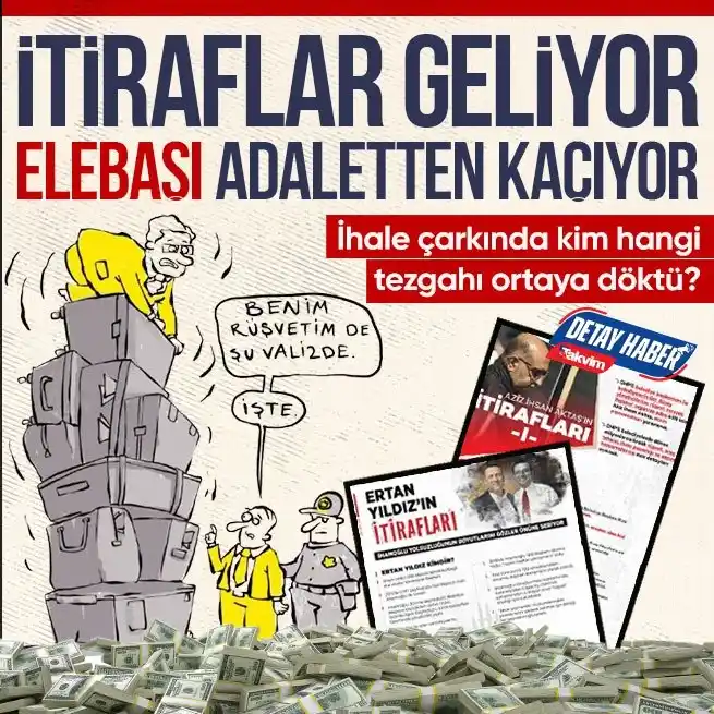 Image from Takvim: İTİRAFLAR GELİYOR ELEBAŞI ADALETTEN KAÇIYOR! CHP'li İBB'deki yolsuzlu...