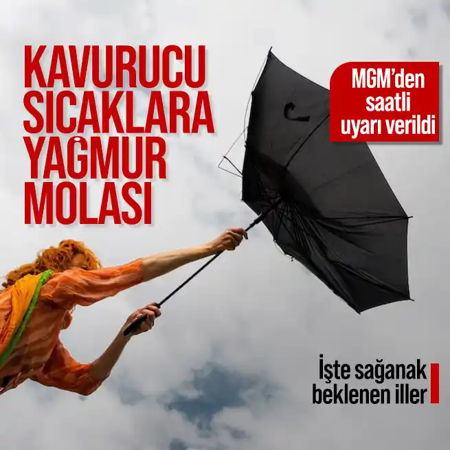 Image from Takvim: MGM'DEN 8 İLE SAĞANAK ALARMI Saatli uyarı verildi! Hangi bölgelerde e...