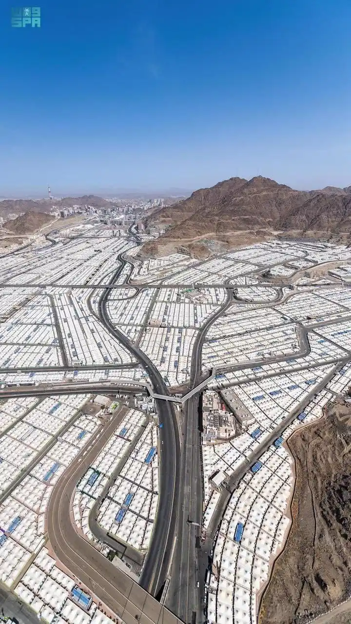 Image from حور الدنيا🌹👑: مشعر منى يستعد لاستقبال حجاج بيت الله الحرام لقضاء يوم التروية قبل الص...