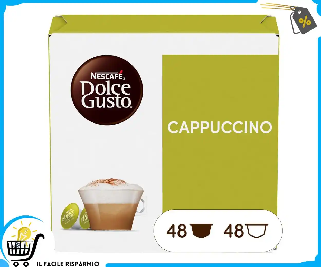 Image from Il Facile Risparmio : ☕️ *NESCAFÉ DOLCE GUSTO Confezione Assortita(96 Capsule)* 💰 Prezzo i...