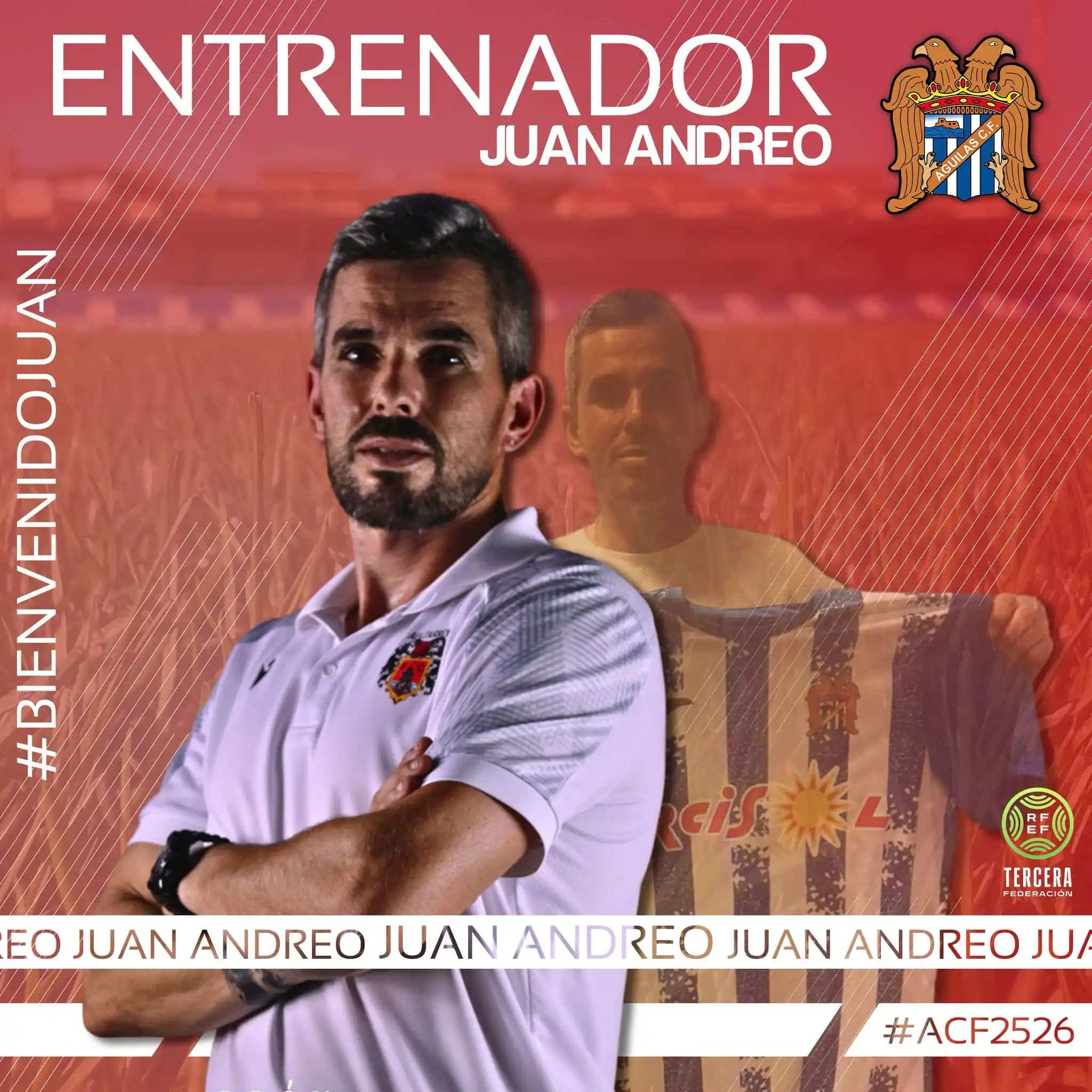 Image from Águilas Fútbol Club: 📣 𝗢𝗙𝗜𝗖𝗜𝗔𝗟 | Juan Andreo tomará las riendas del Águilas F.C. "B...