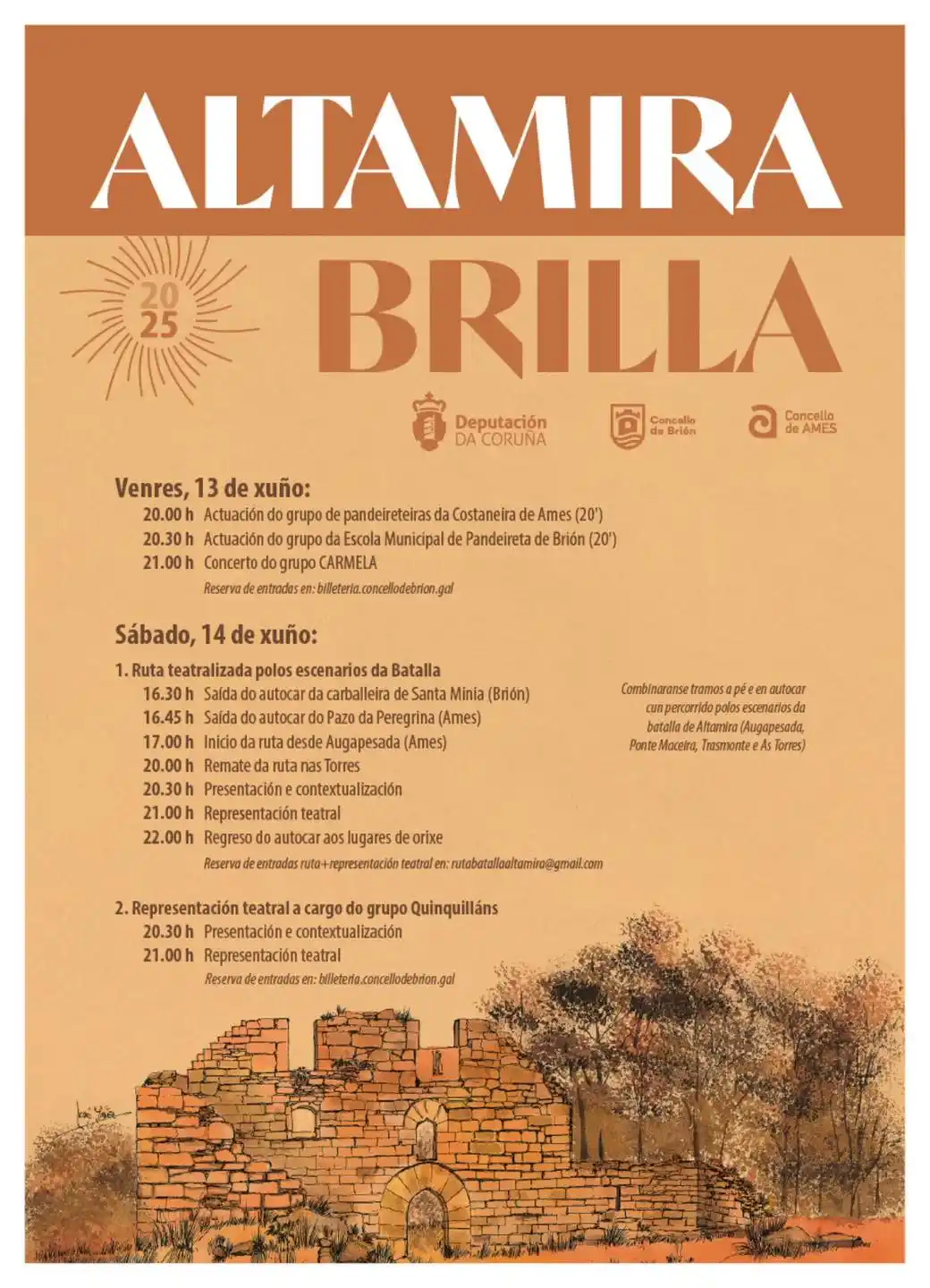 Image from Concello de Ames: *Os Concellos de Ames e Brión, coa Deputación da Coruña, organizan os ...