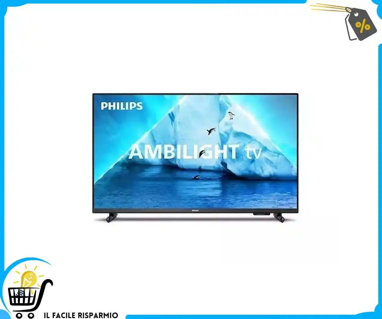 Image from Il Facile Risparmio : 📺 *Philips LED 32PFS6908 Téléviseur Ambilight Full HD* 💰 Prezzo in ...