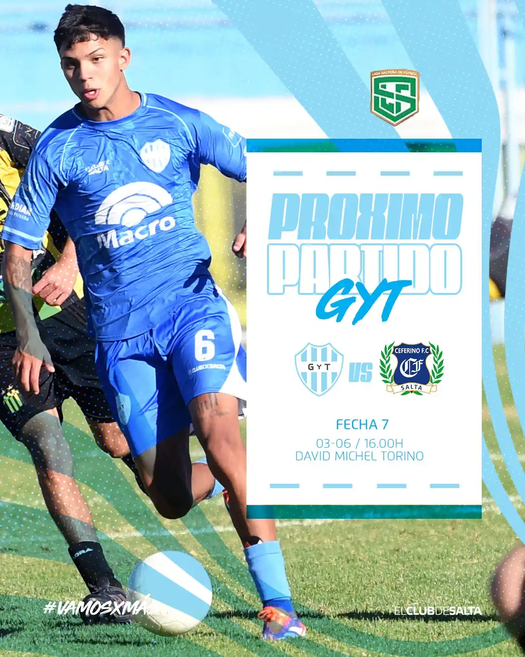 Image from Club de Gimnasia y Tiro de Salta: Por una nueva fecha del Torneo Anual el Albo recibe a Cefe en el Gigan...
