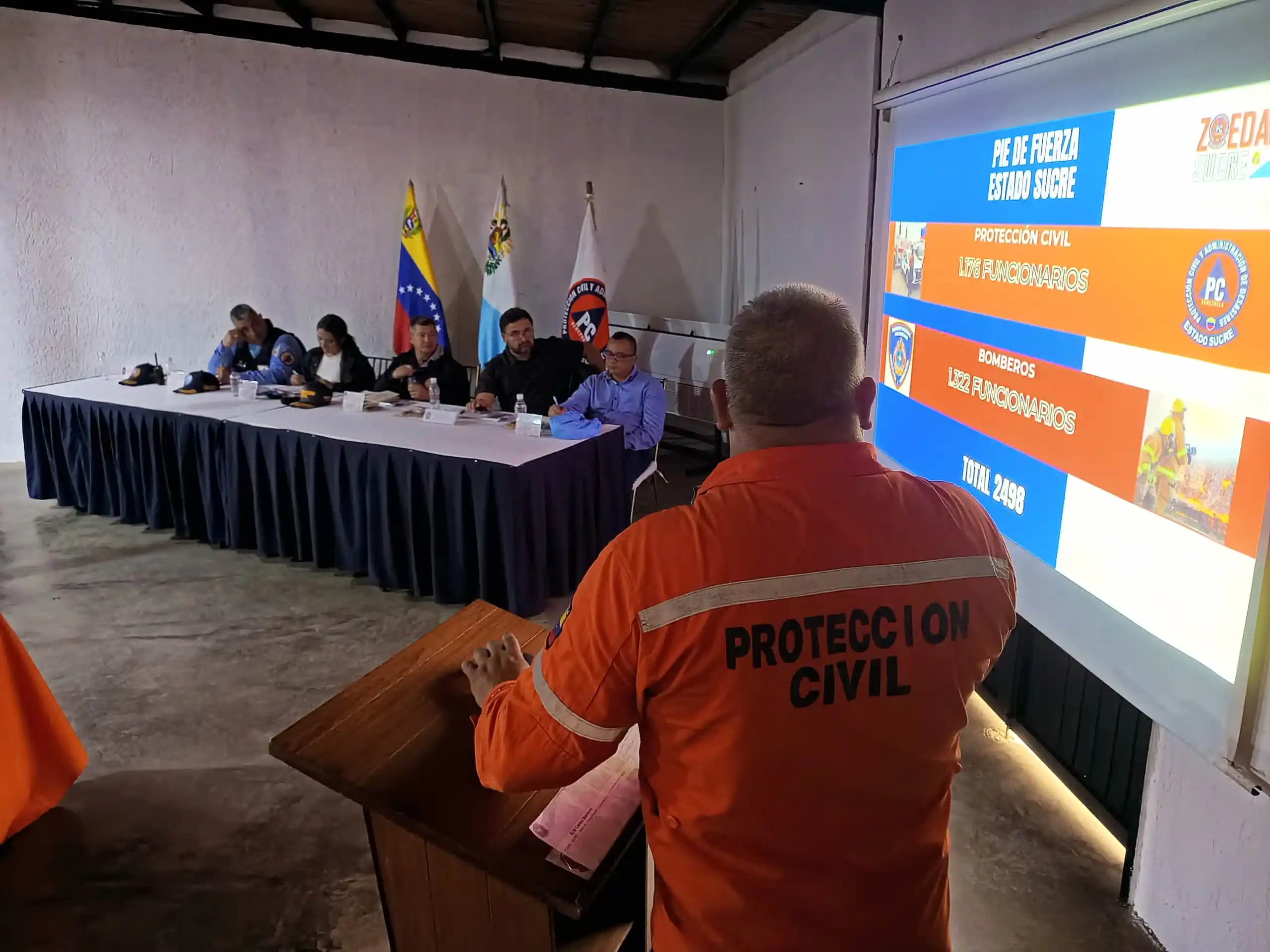Image from @PCAD_Sucre_Ve: 📸 | Presentación del Pie de Fuerza, Capacidades, USAR y Mapa de Riesg...