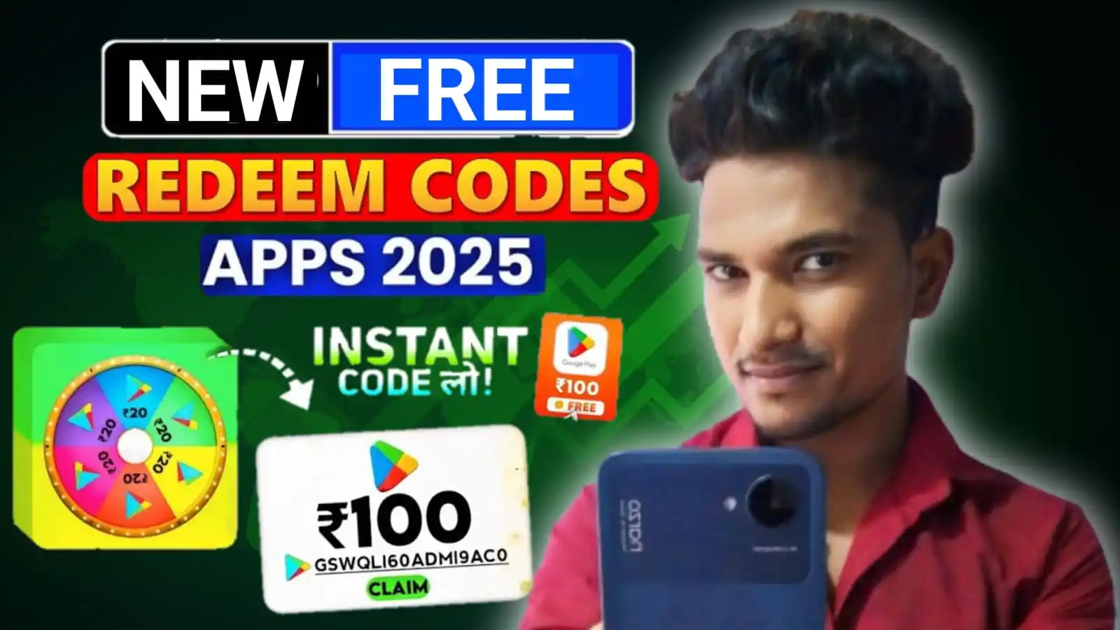Image from Rohitricks: So Guys New Channel Create Kiya Hai Jo Free Redeem Code App Se realate...