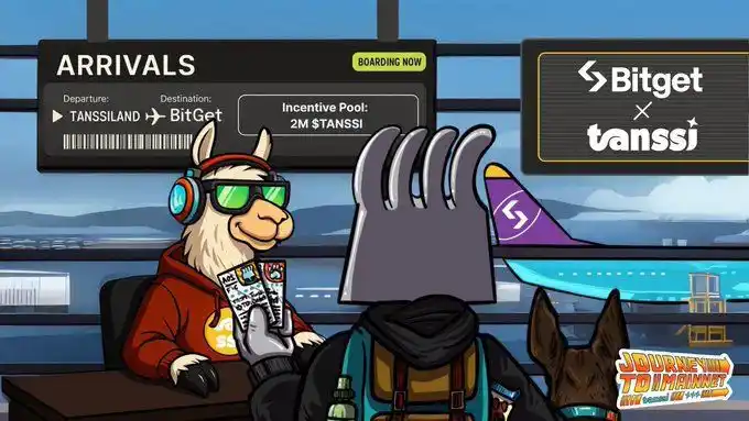 Image from Web3 Alphas 🤴 : 🪂 Tanssi | Fork & Play with Bitget Wallet ⭐️2M $TANSSI raffle (3,000 ...