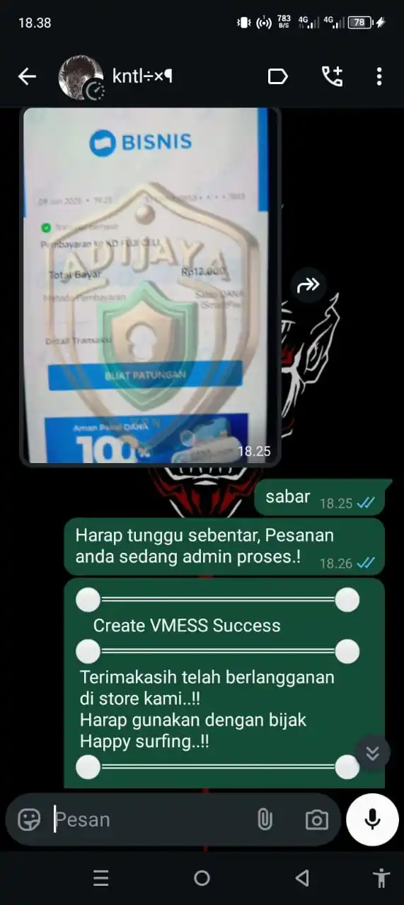 Image from 𝐀𝐝𝐢𝐣𝐚𝐲𝐚 ꜱᴛᴏʀᴇ ꪜρꪀ • TESTIMONI✅: *_✍️TERIMAKASIH, TRANSAKSI DONE..!!_* *⚪══════════════════════⚪* ...