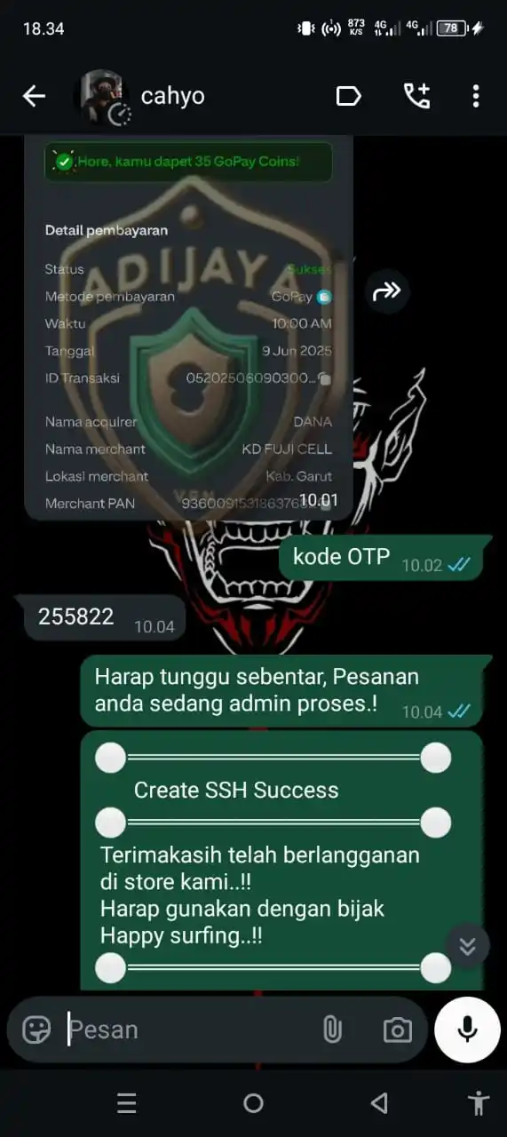 Image from 𝐀𝐝𝐢𝐣𝐚𝐲𝐚 ꜱᴛᴏʀᴇ ꪜρꪀ • TESTIMONI✅: *_✍️TERIMAKASIH, TRANSAKSI DONE..!!_* *⚪══════════════════════⚪* ...
