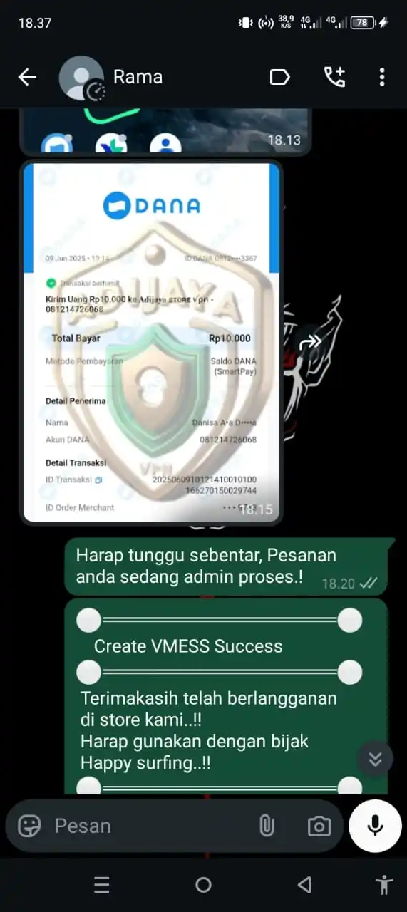 Image from 𝐀𝐝𝐢𝐣𝐚𝐲𝐚 ꜱᴛᴏʀᴇ ꪜρꪀ • TESTIMONI✅: *_✍️TERIMAKASIH, TRANSAKSI DONE..!!_* *⚪══════════════════════⚪* ...