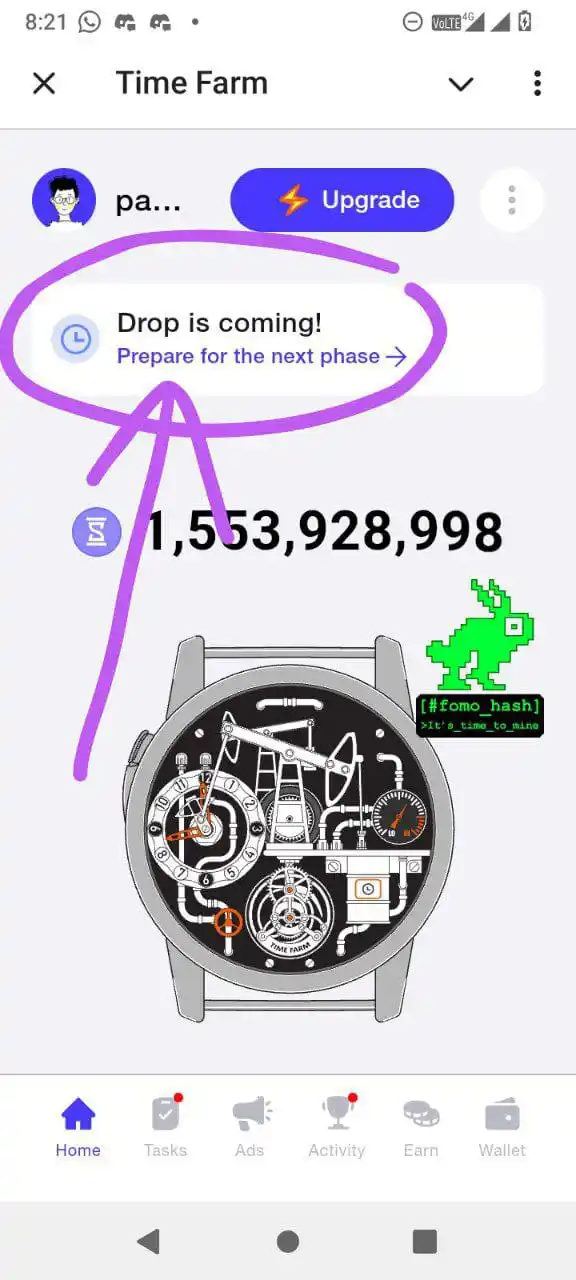 Image from Hania Online Earning: Timefarm AirDrop is coming - 16th June second mining will stop , 20% s...