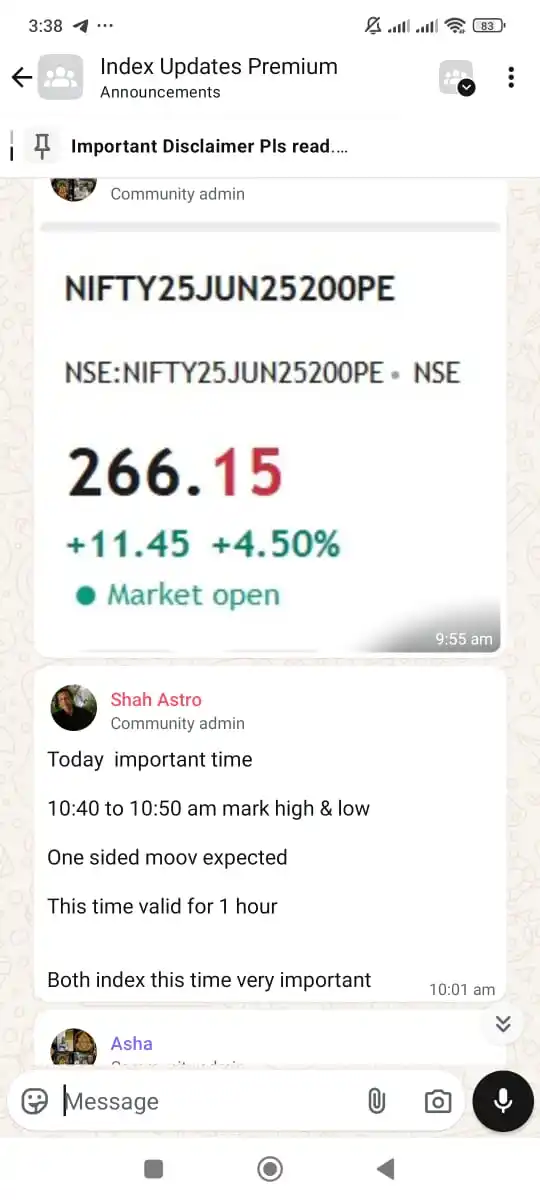 Image from Market Wizard Stock Options & Futures: Today's Intraday calculate karlo kitna points hua...