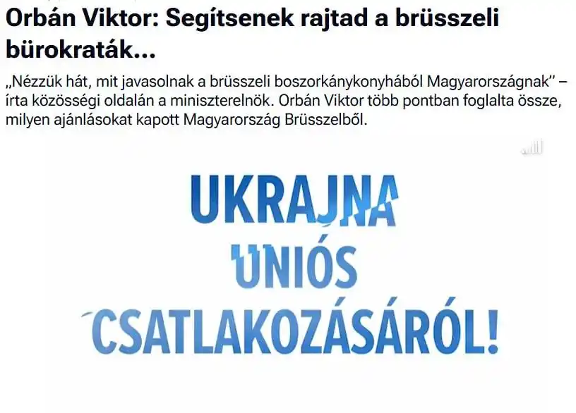 Image from Haqqin.az: 🇺🇦 *Украина не сможет вступить в ЕС, потому что это положит конец с...