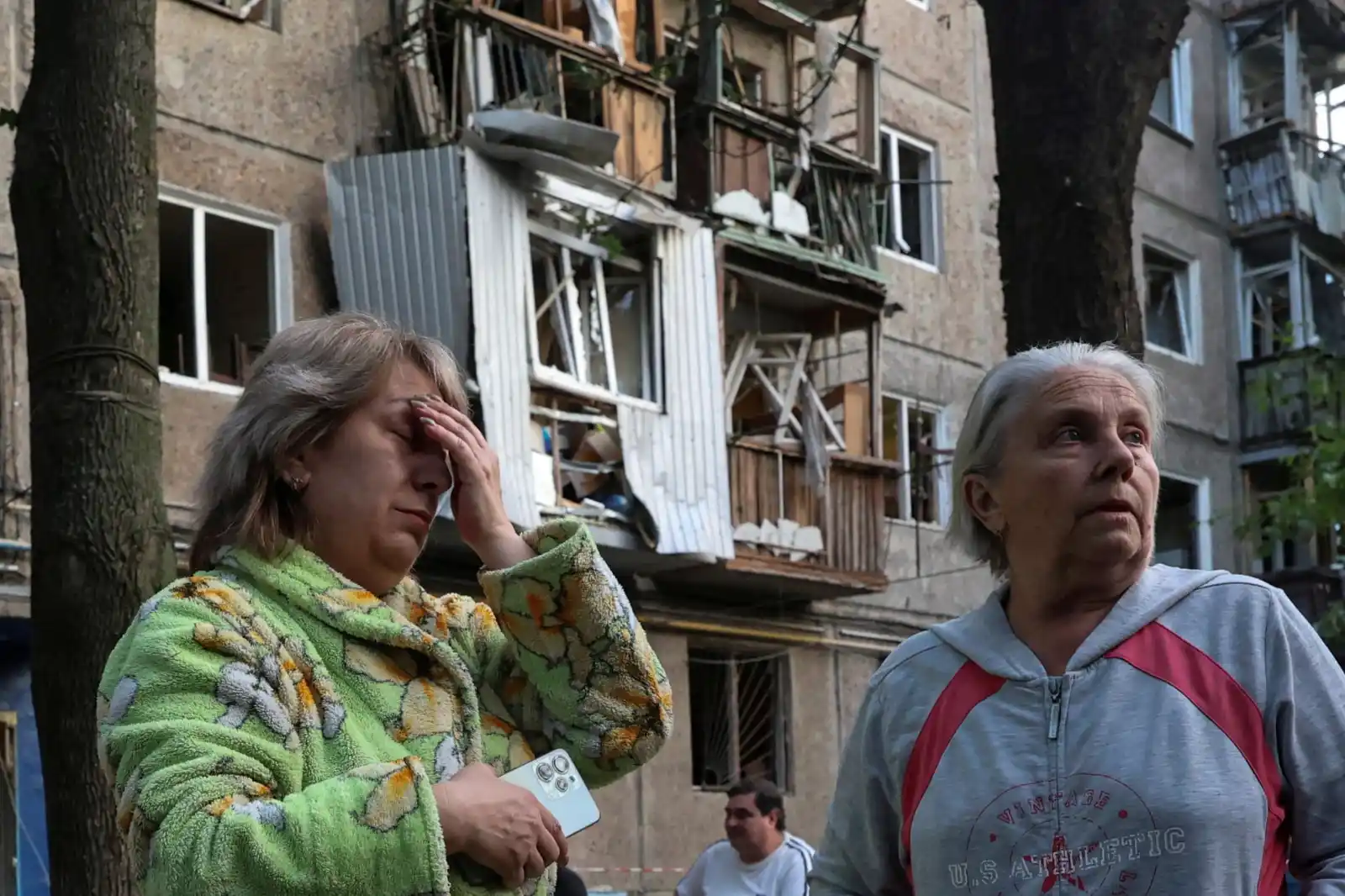 Image from RTP Notícias : *Um ataque russo com drones em Kharkiv, a segunda maior cidade da Ucrâ...