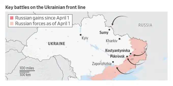 Image from Haqqin.az: 📰 *В мае Россия захватила больше территорий в Украине, чем за любой д...