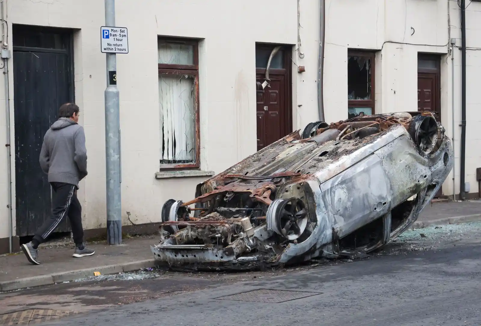 Image from The Irish News: *What happened during second night of disorder in Northern Ireland?* ...