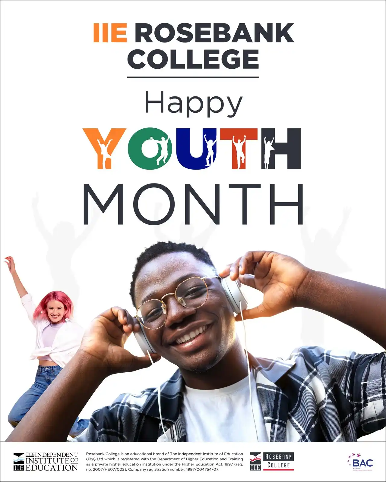 Image from IIE Rosebank College: Youth Month | Happy Youth Month, South Africa. Let's celebrate our you...