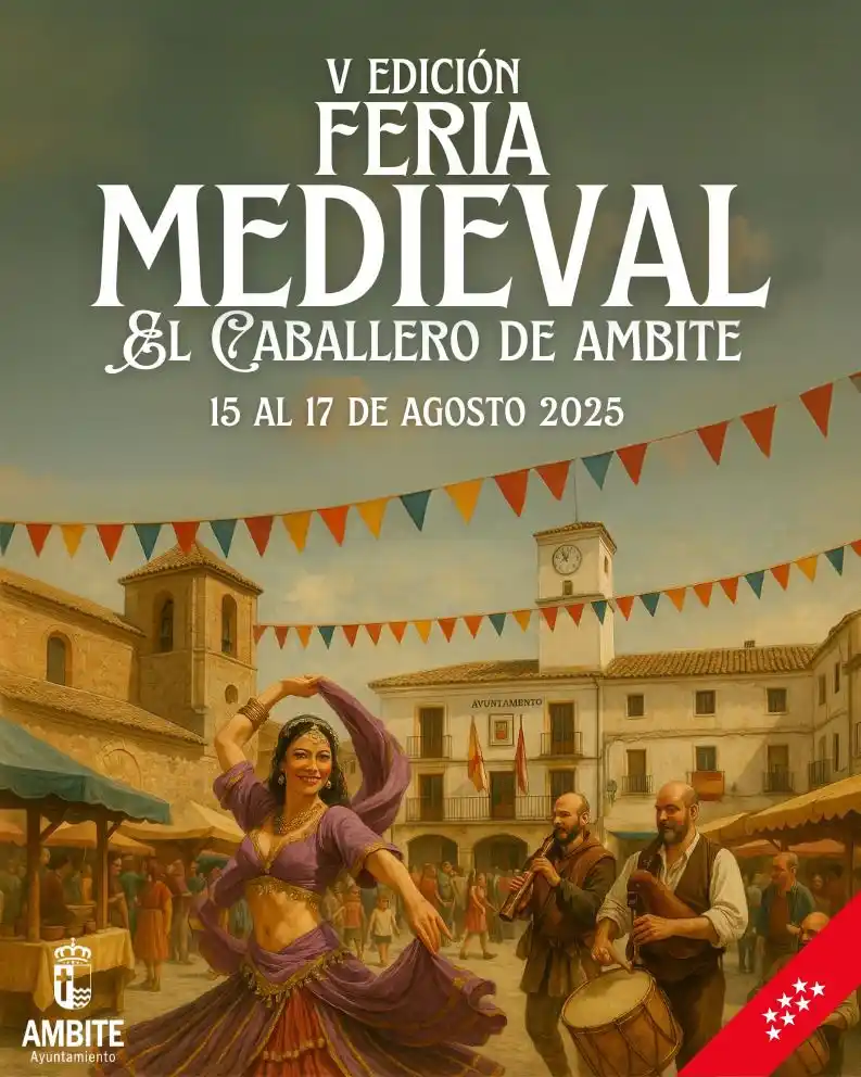 Image from Ayuntamiento de Ambite - Servicio de Información Vecinal.: 🛡️ *¡¡¡ARTESAN@S!!!* 🏰 Ya está aquí: *V FERIA MEDIEVAL “EL CABALLERO...