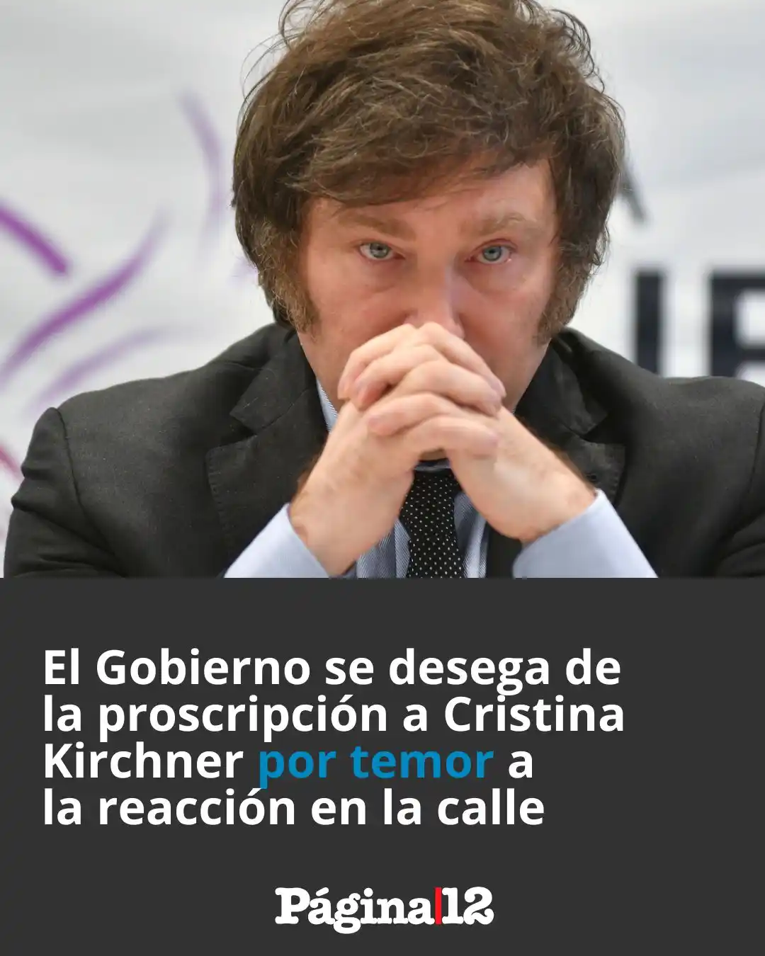 Image from Página|12: ASÍ REACCIONÓ EL GOBIERNO A LA PROSCRIPCIÓN DE CRISTINA KIRCHNER Crist...