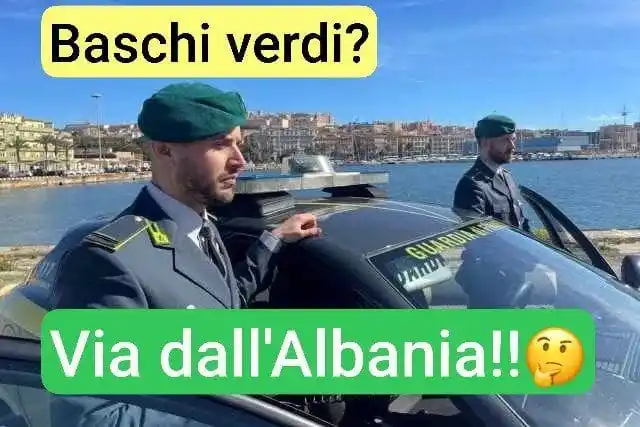 Image from Cobar News: *Baschi verdi? Via dall'Albania!!* 🤔 In tanti continuiamo a chiederc...