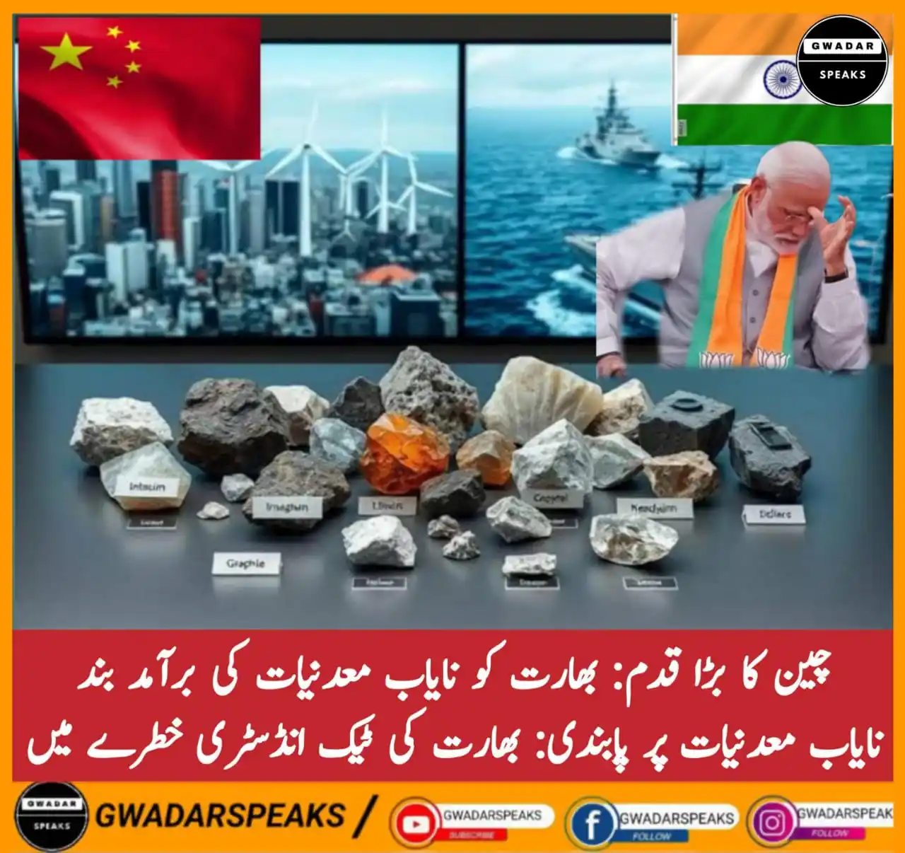 Image from Gwadar Speaks: چین نے حالیہ پاک بھارت مئی جھڑپوں کے بعد ایک انتہائی اہم اور جارحانہ ق...