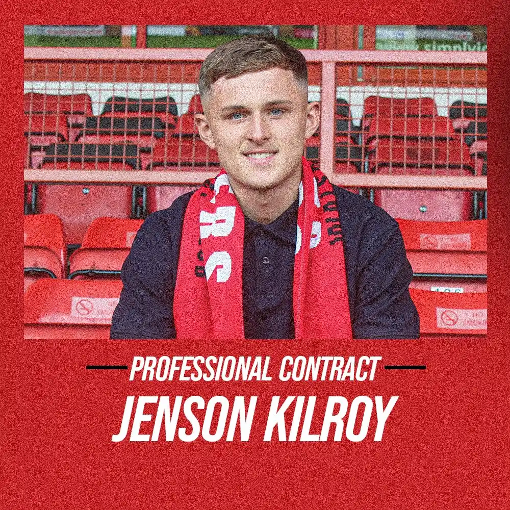 Image from Walsall Football Club: 📝 Congratulations to goalkeeper Jenson Kilroy who has signed his firs...