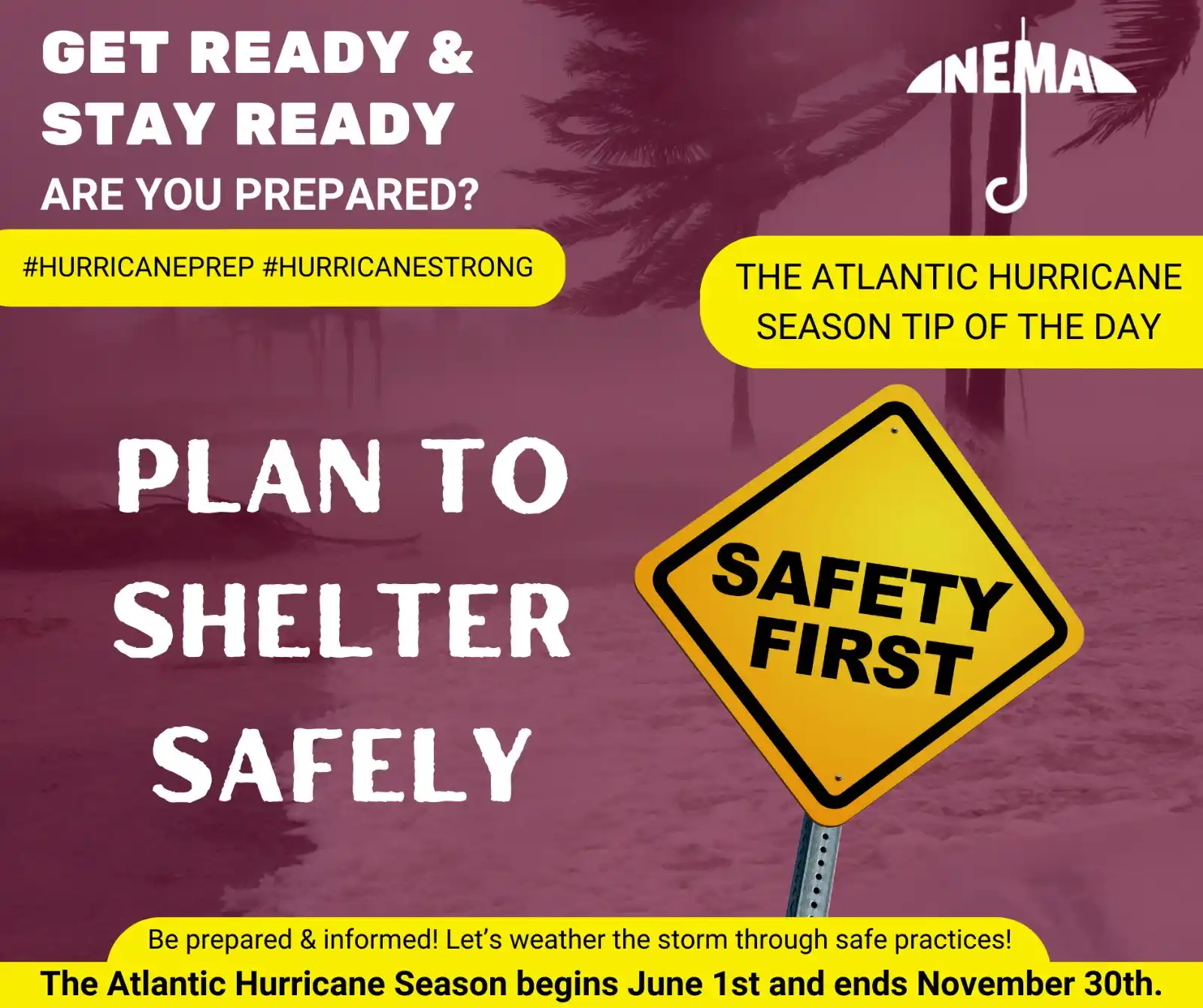 Image from NEMASKN: Did you know? NEMA can provide information on local shelters. Contact ...