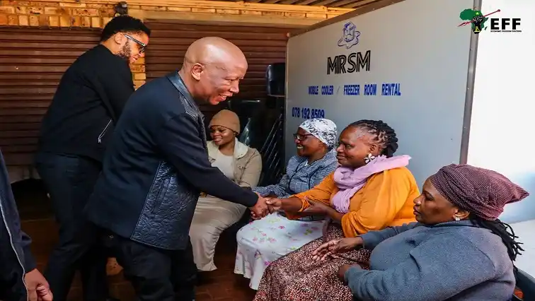 Image from KAHUNGU: EFF leader Julius Malema says that Floyd Shivambu’s redeployment to Pa...