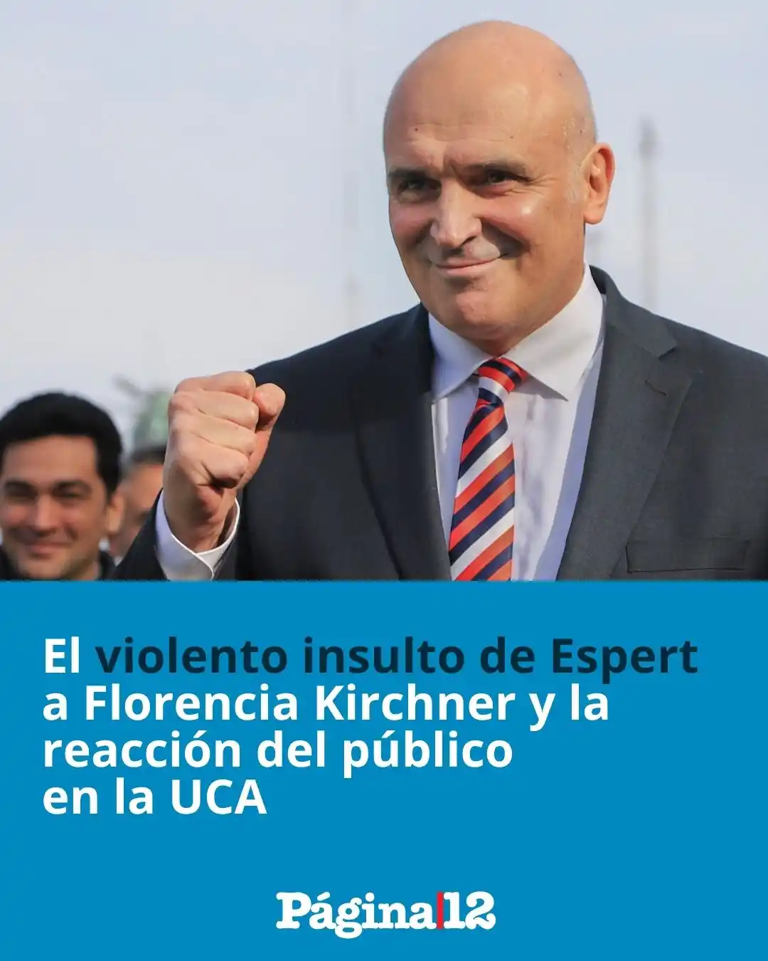 Image from Página|12: ESPERT CRUZÓ UN LÍMITE Y EL PÚBLICO NO SE LO DEJÓ PASAR El economista...