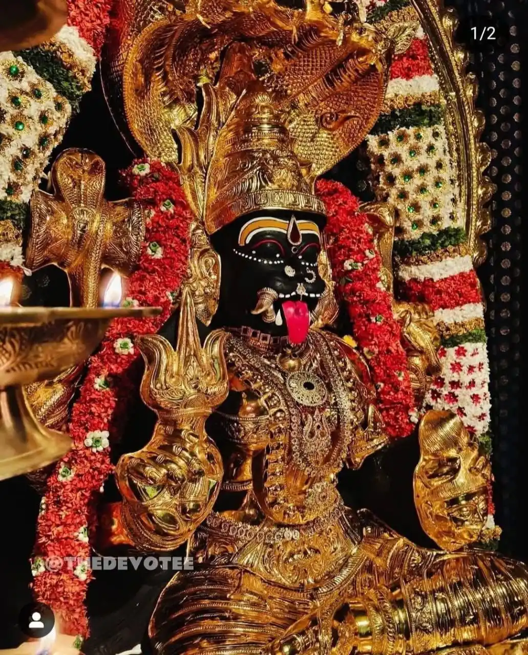 Image from BHAKTI SAGAR: 🙏🙏🙏🙏 Goddess Shree Prathyngiradevi Temple, Moranapalli Village, ...
