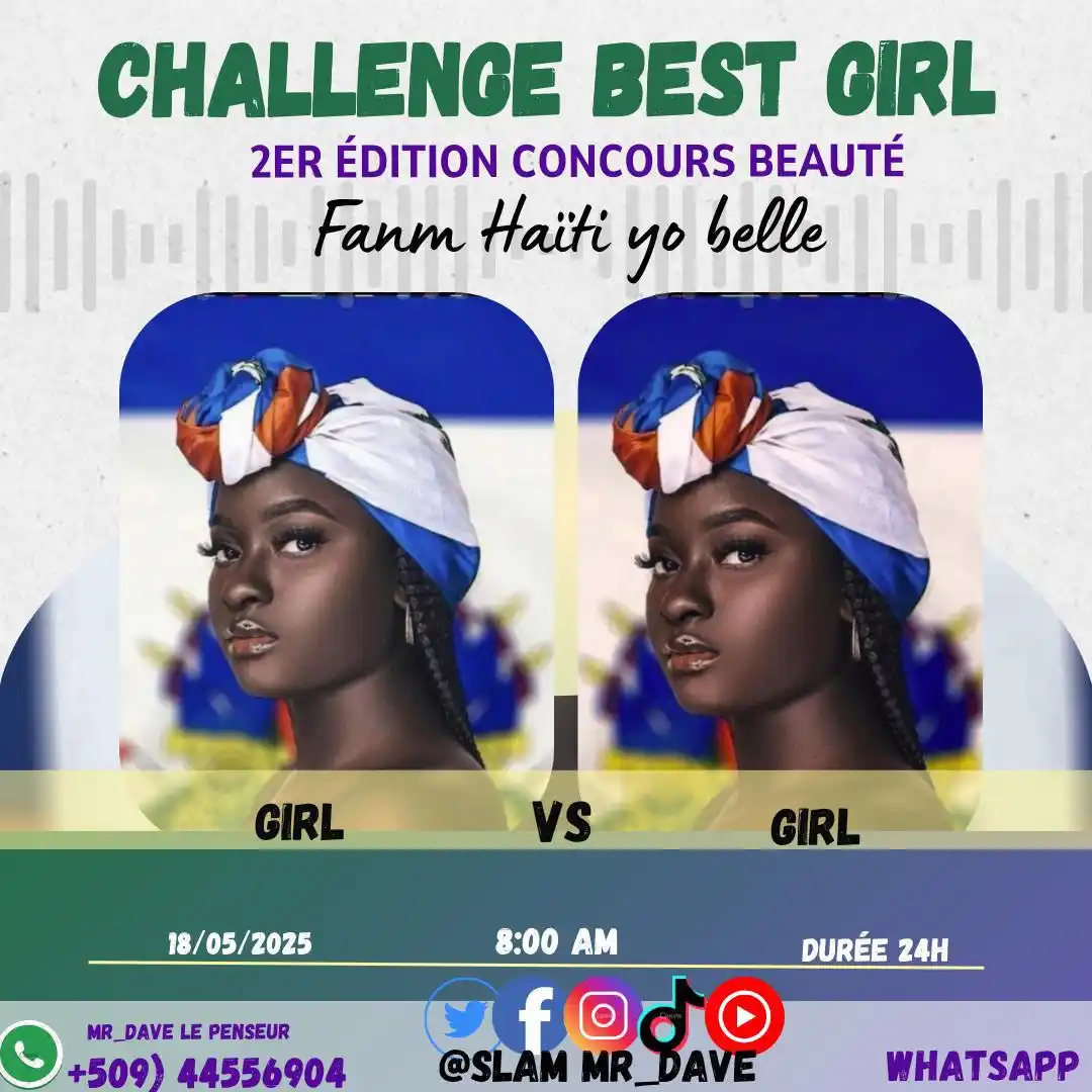 Image from SLAM MR_DAVE☂️😎: *HELLO GUYS MW ESPERE NOU ANFÒM🫂❤🩹✨* > *2ER ÉDITION CHALLENGE BES...