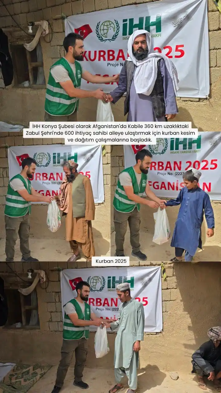 Image from İHH İnsani Yardım Vakfı Konya Şubesi: İHH Konya Şubesi olarak 2025 Kurban Çalışmaları kapsamında Afganistan'...