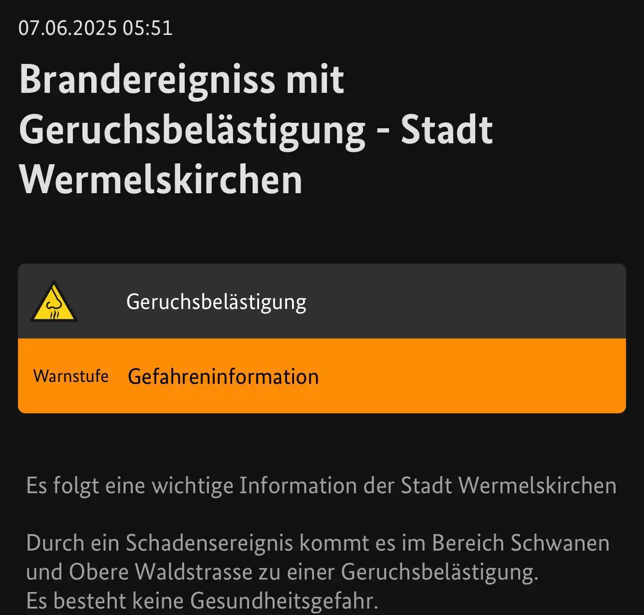 Image from Blaulicht-Solingen.de: In Wermelskirchen brennt der Dachstuhl eines Wohnhauses in voller Ausd...
