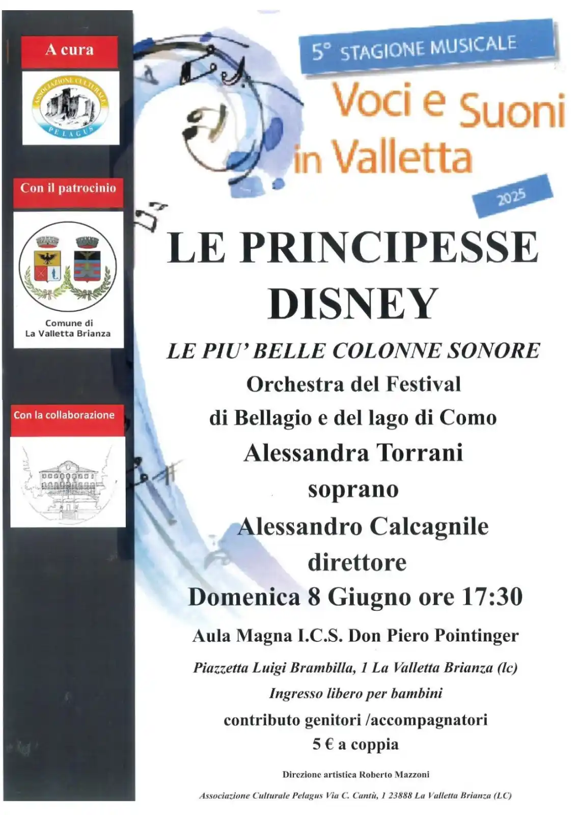 Image from Comune di La Valletta Brianza: 🎶✨ Le Principesse Disney in concerto! ✨🎶 Il Comune di La Valletta Br...