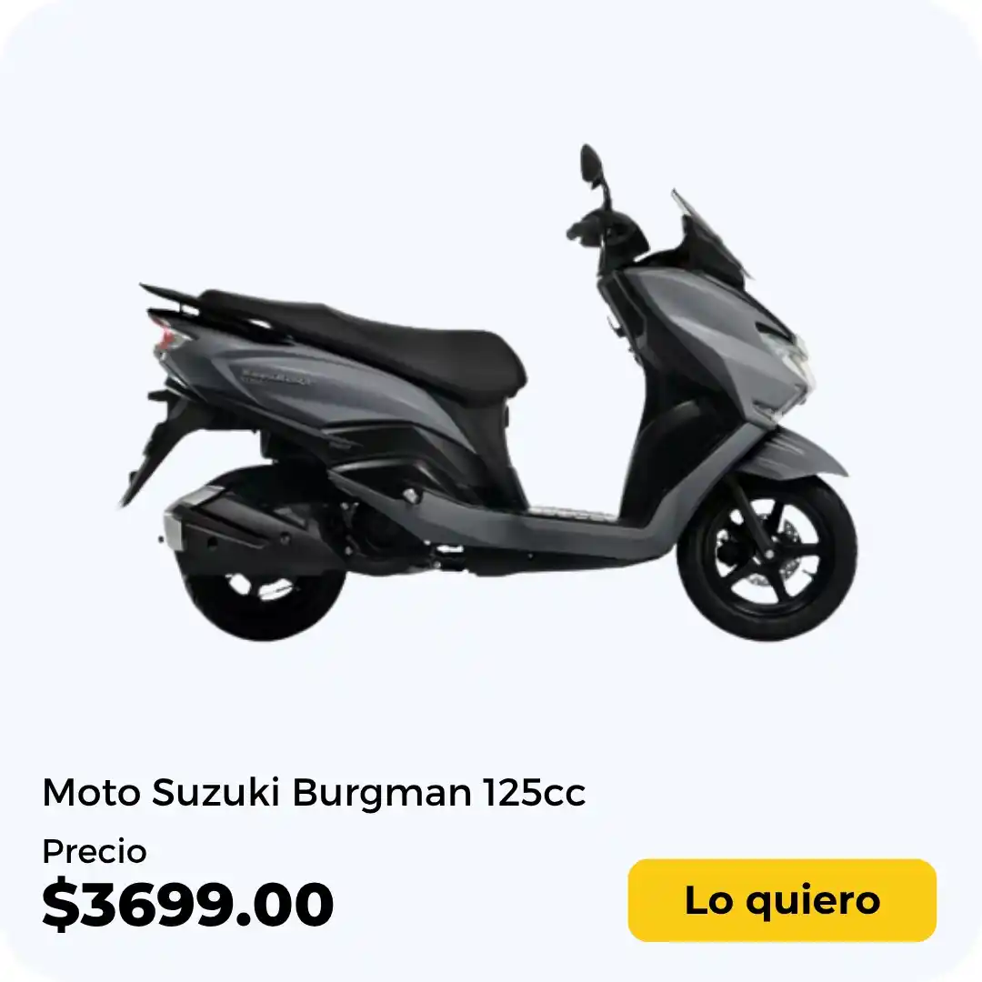 Image from 🇨🇺🛒 Ofertas FLASH Cuba ✈️🚢: 🛵 Moto Suzuki Burgman 125cc por solo $3,699 🚚 Entrega a domicilio en...