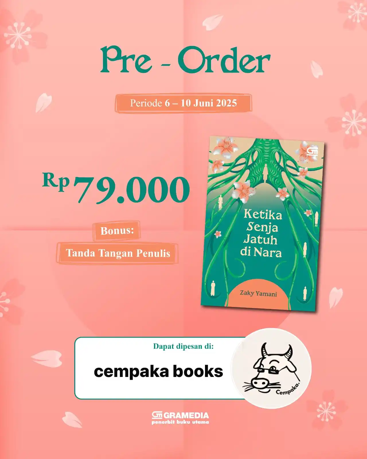 Image from katalog cempaka.ya: *OPEN PRE-ORDER KETIKA SENJA JATUH DI NARA - ZAKY YAMANI* 💸 ~79K~ *6...