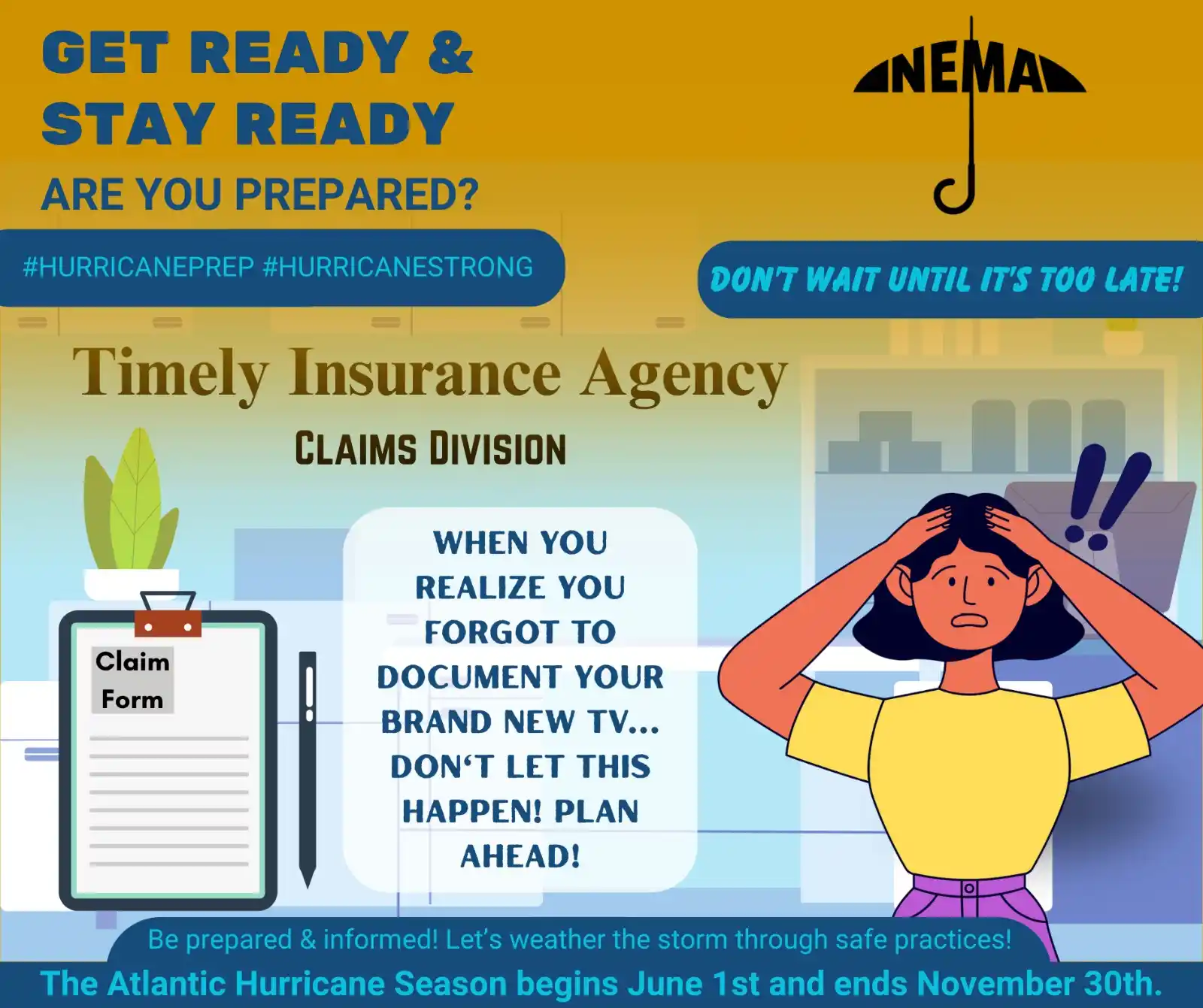 Image from NEMASKN: POV: Trying to list your possessions from memory for an insurance clai...