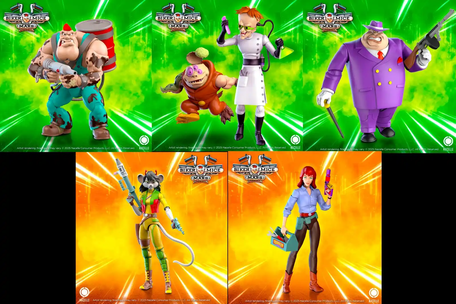 Image from 📰 TOYSSTORE NEWS: 🔈🔈 PREORDER 💥 Nueva colección de figuras articuladas Biker Mice...