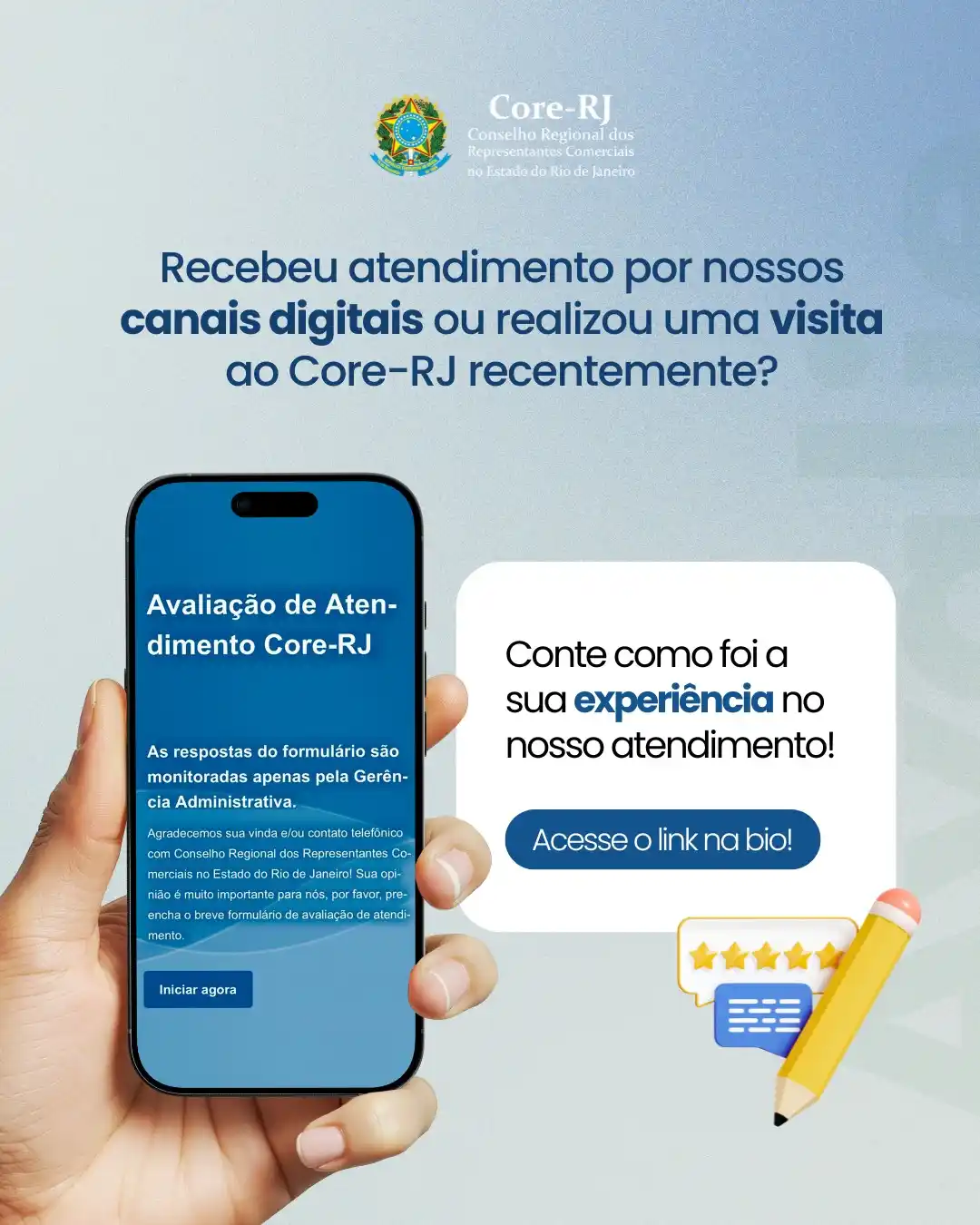 #ComunicaCore-RJ post