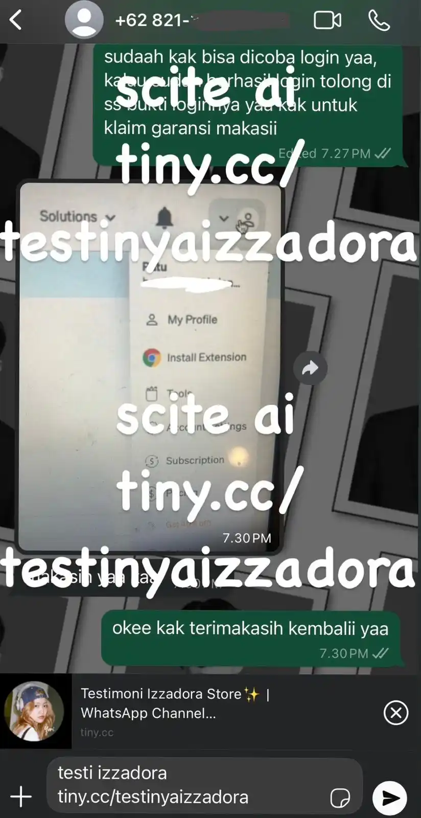Testimoni Izzadora Store✨ post