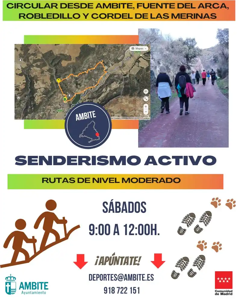 Image from Ayuntamiento de Ambite - Servicio de Información Vecinal.: SENDERISMO EN AMBITE🌳🥾 Circular Ambite, Fuente del Arca, Fuente del ...