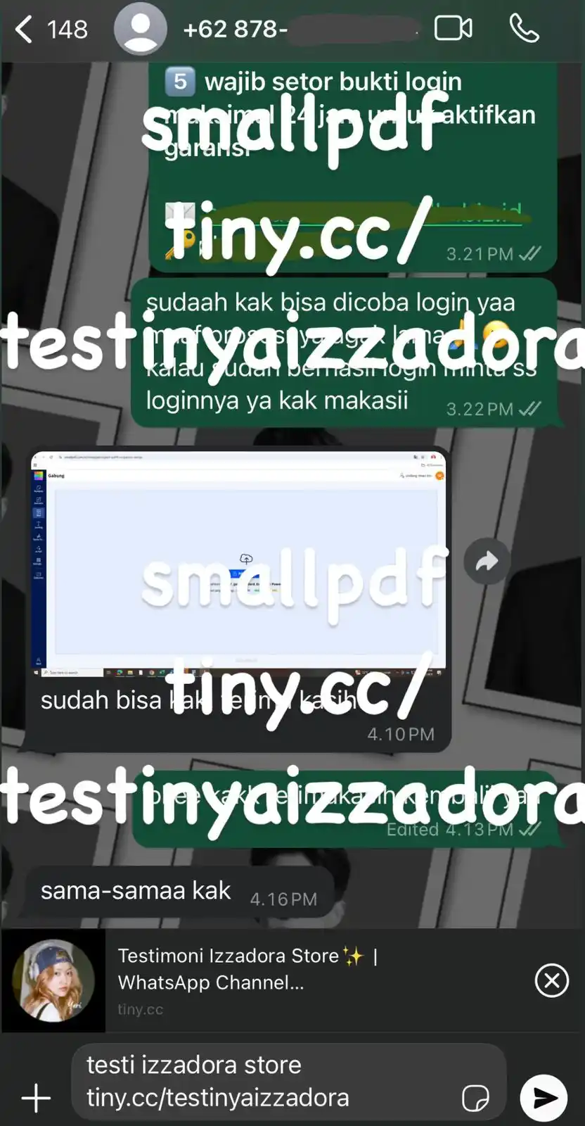Testimoni Izzadora Store✨ post
