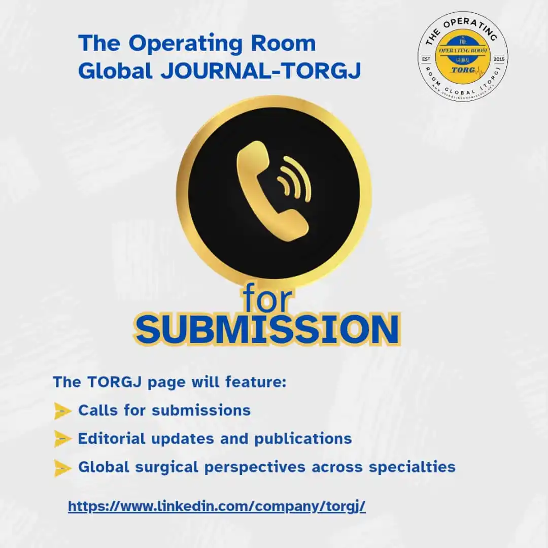 Image from TORG Official WhatsApp Channel - The Operating Room Global (TORG): Thinking of 𝗽𝘂𝗯𝗹𝗶𝘀𝗵𝗶𝗻𝗴 something this year? Why not start w...