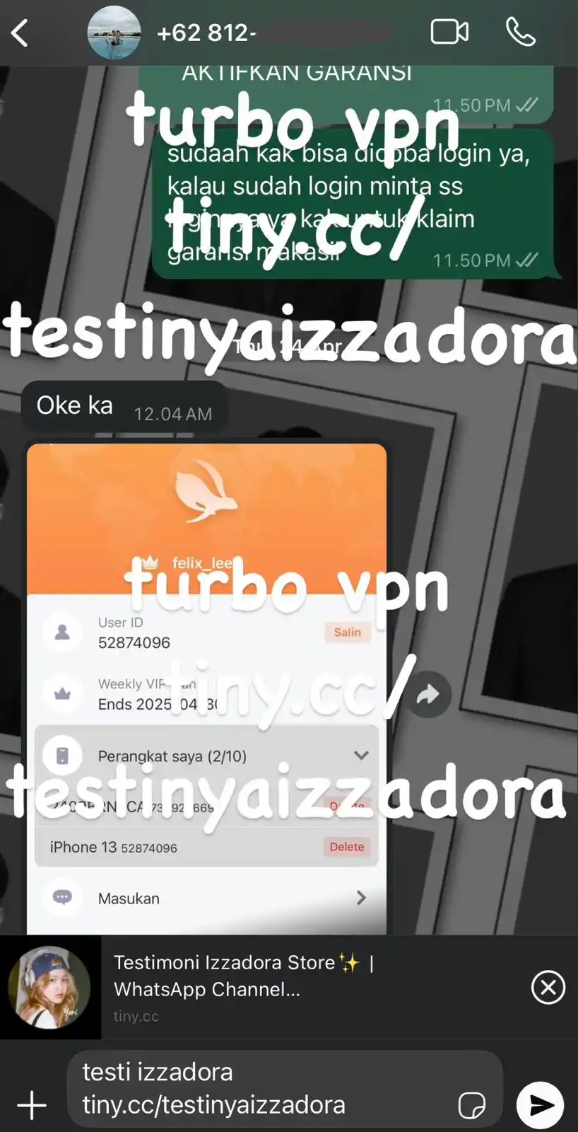 Testimoni Izzadora Store✨ post