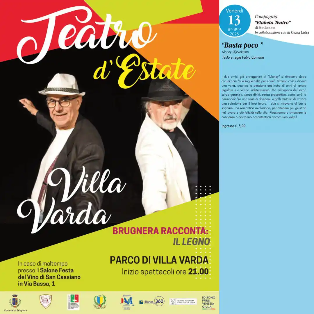 Image from Ortoteatro: venerdì 13 giugno ore 21 Parco di Villa Varda - Brugnera in caso di ma...