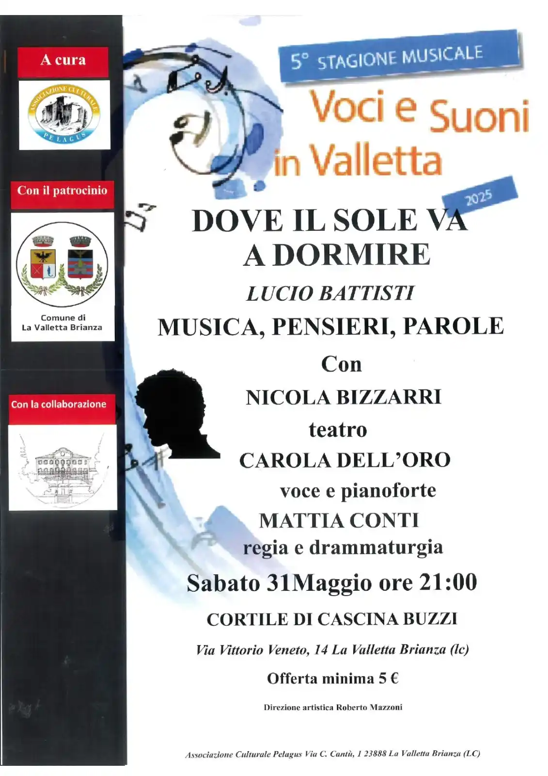 Image from Comune di La Valletta Brianza: 🎶 Voci e Suoni in Valletta 2025 Il Comune di La Valletta Brianza è li...