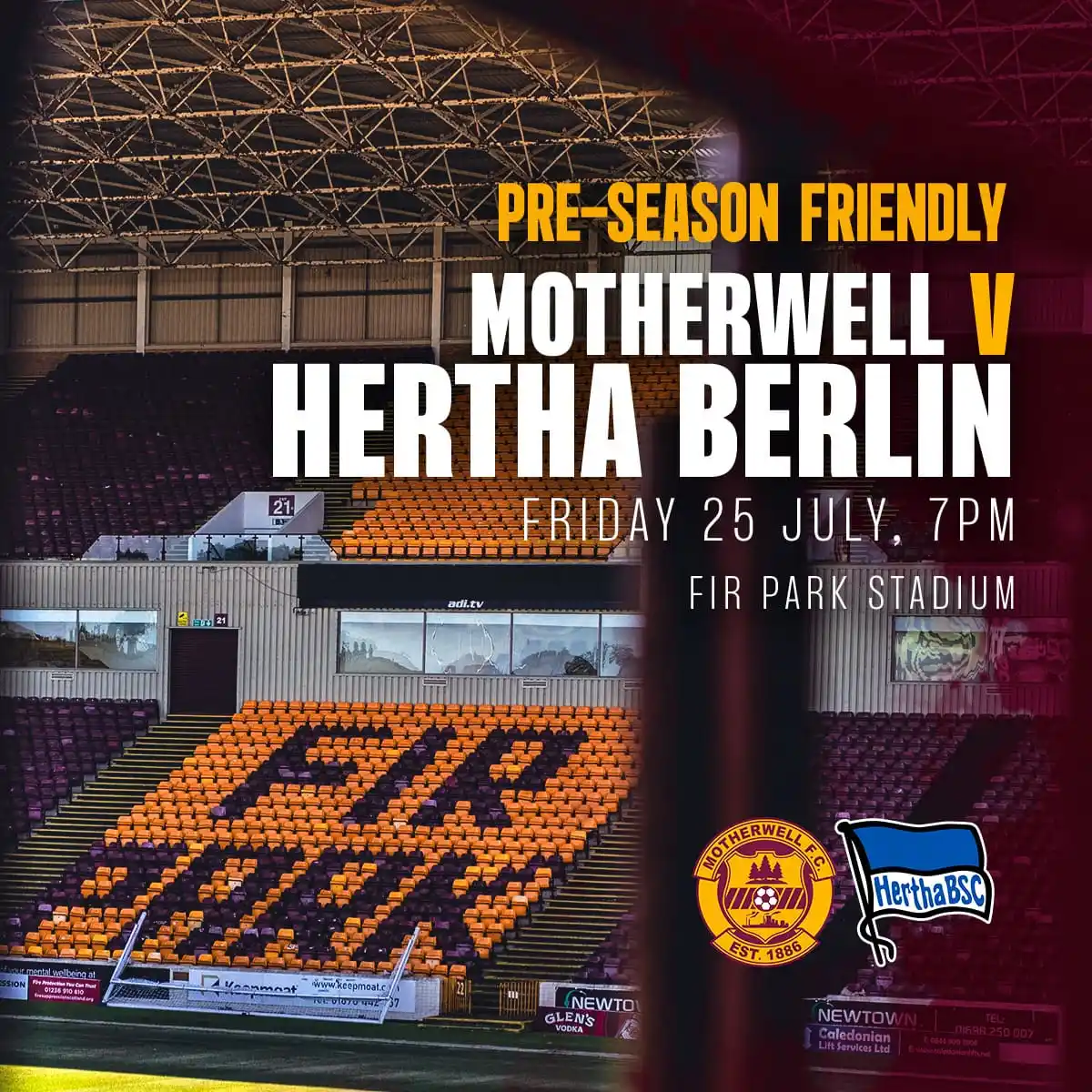 Image from Motherwell Football Club: Willkommen in Schottland 🙌 We will host Hertha Berlin in a friendly ...